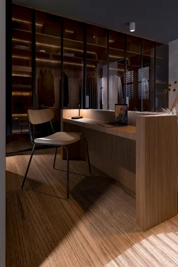Интерьер c рабочим местом  смотреть на Basicdecor