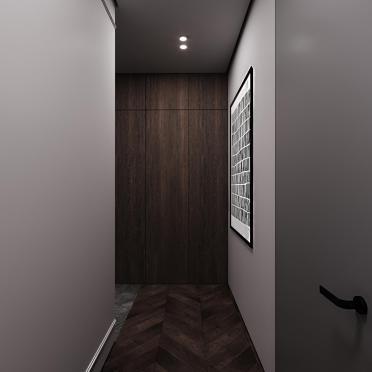 Интерьер с проходной и с подсветкой  смотреть на Basicdecor