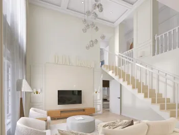 Интерьер гостиной  смотреть на Basicdecor