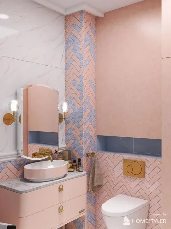 Интерьер ванной  смотреть на Basicdecor
