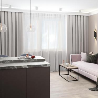 Интерьер гостиной  смотреть на Basicdecor