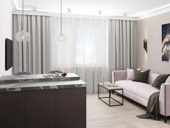 Интерьер гостиной  смотреть на Basicdecor