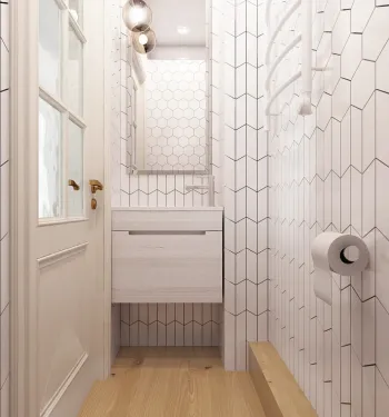 Интерьер ванной в неоклассике смотреть на Basicdecor