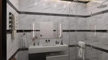 Интерьер ванной  смотреть на Basicdecor