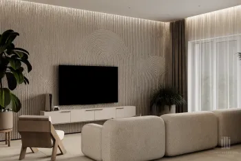 Интерьер гостиной  смотреть на Basicdecor