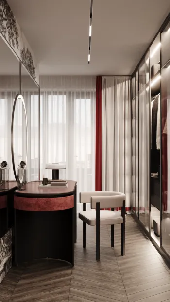 Интерьер гардеробной  смотреть на Basicdecor