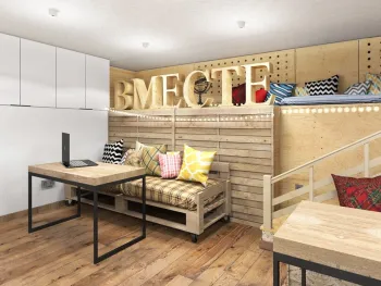 Интерьер c рабочим местом  смотреть на Basicdecor