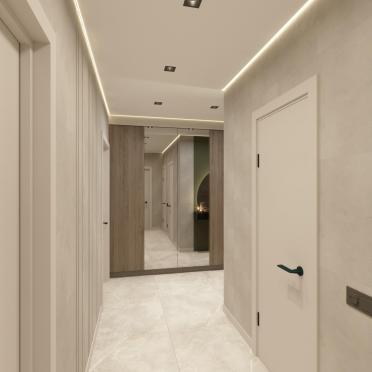 Интерьер cветовыми линиями  смотреть на Basicdecor