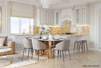 Интерьер столовой  смотреть на Basicdecor