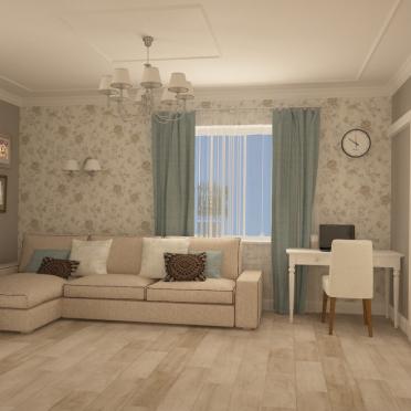 Интерьер гостиной в стиле фьюжн смотреть на Basicdecor