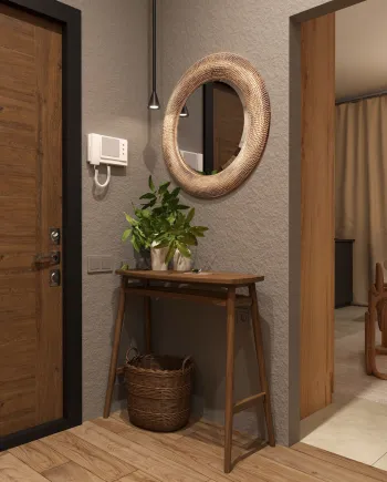 Интерьер прихожей с проходной  смотреть на Basicdecor
