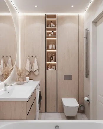 Интерьер ванной  смотреть на Basicdecor