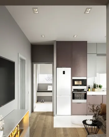 Интерьер кухни в современном стиле смотреть на Basicdecor