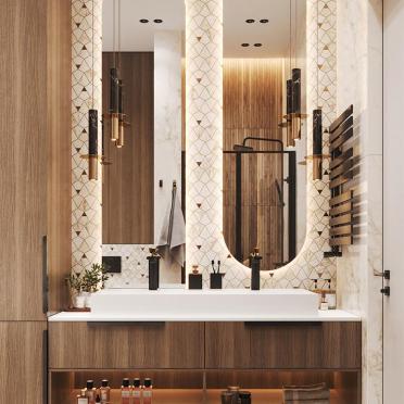 Интерьер ванной  смотреть на Basicdecor