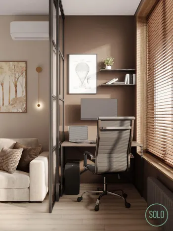 Интерьер кабинета  смотреть на Basicdecor