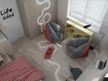Интерьер детской в современном стиле смотреть на Basicdecor