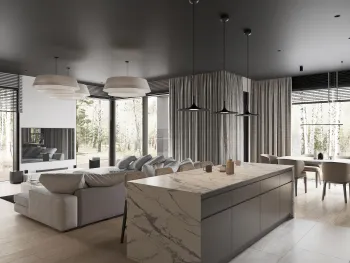 Интерьер  смотреть на Basicdecor