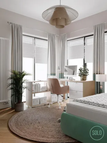 Интерьер детской с жалюзи  смотреть на Basicdecor