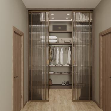 Интерьер гардеробной в современном стиле смотреть на Basicdecor