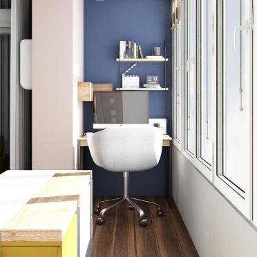 Интерьер балкона с балконом  смотреть на Basicdecor