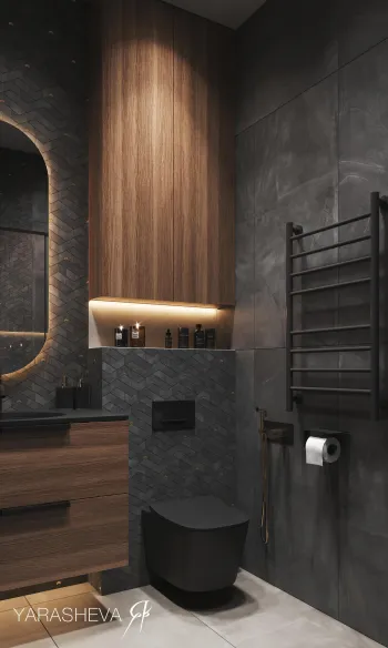 Интерьер ванной  смотреть на Basicdecor