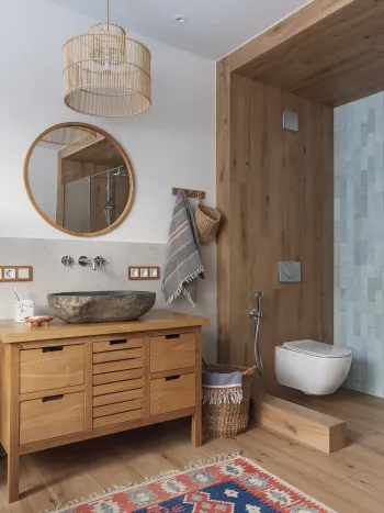 Интерьер ванной в стиле кантри смотреть на Basicdecor