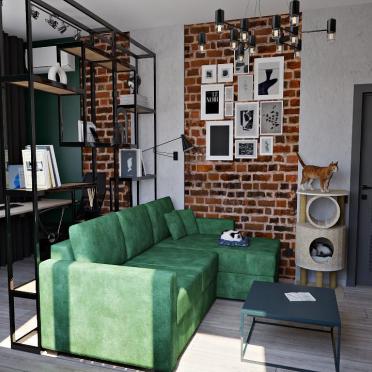 Интерьер гостиной  смотреть на Basicdecor