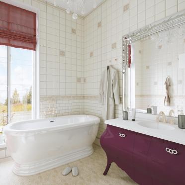 Интерьер ванной  смотреть на Basicdecor