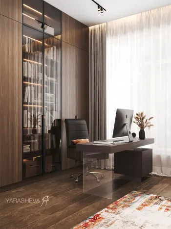 Интерьер кабинета  смотреть на Basicdecor