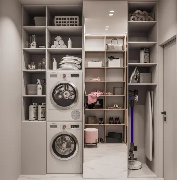 Интерьер гардеробной  смотреть на Basicdecor