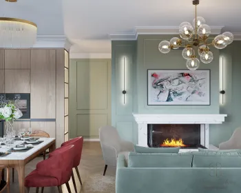 Интерьер гостиной  смотреть на Basicdecor