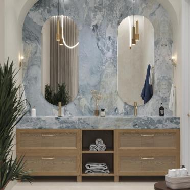 Интерьер ванной  смотреть на Basicdecor