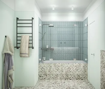 Интерьер ванной в современном стиле смотреть на Basicdecor