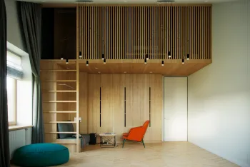 Интерьер c подсветкой в современном стиле смотреть на Basicdecor