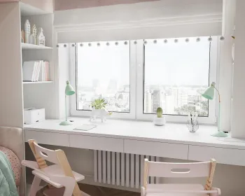 Интерьер с жалюзи  смотреть на Basicdecor
