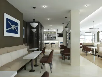 Интерьер кафе и ресторана  смотреть на Basicdecor