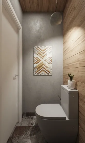 Интерьер ванной в современном стиле смотреть на Basicdecor