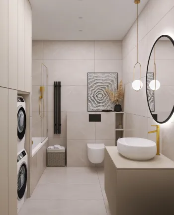 Интерьер ванной  смотреть на Basicdecor