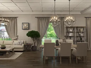 Интерьер столовой  смотреть на Basicdecor