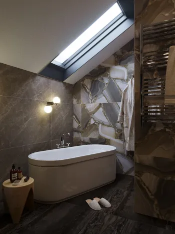 Интерьер ванной  смотреть на Basicdecor