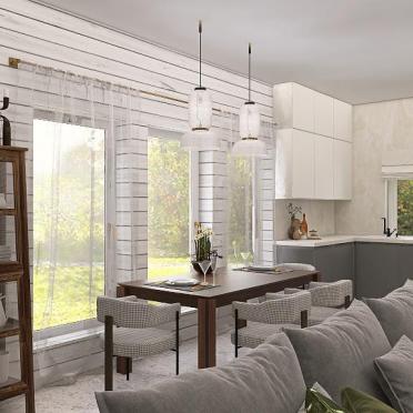 Интерьер гостиной  смотреть на Basicdecor