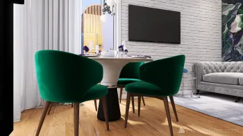 Интерьер столовой в современном стиле смотреть на Basicdecor