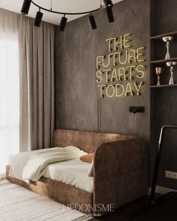 Интерьер спальни с для мальчика  смотреть на Basicdecor