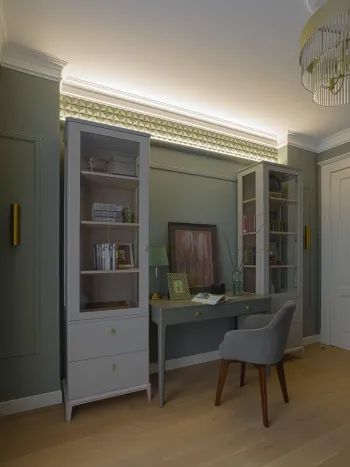 Интерьер кабинета  смотреть на Basicdecor
