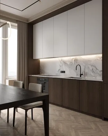 Интерьер кухни в современном стиле смотреть на Basicdecor