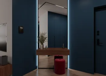 Интерьер с нишей с подсветкой и с подсветкой  смотреть на Basicdecor