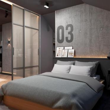 Интерьер спальни cветильниками над кроватью  смотреть на Basicdecor