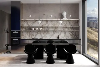 Интерьер кухни в хай-теке смотреть на Basicdecor