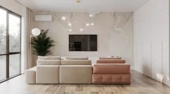 Интерьер гостиной в современном стиле смотреть на Basicdecor