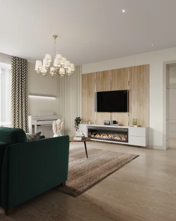 Интерьер гостиной  смотреть на Basicdecor